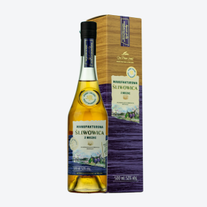 Śliwowica Manufakturowa 0,5l Tuba